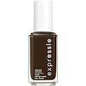 essie expressie Quick-Dry Vegan Nail Polish, Take The Espresso, Blackened Dark Chocolate Brown, 0.33 Ounce Beauty & Personal Care essie