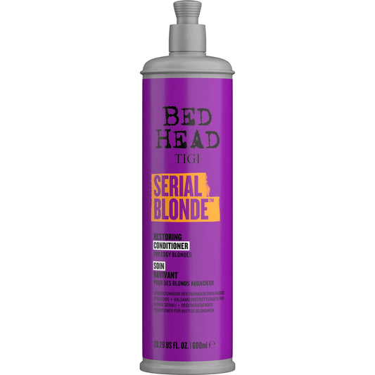 TIGI Bed Head Serial Blonde Restoring Conditioner for Damaged Blonde Hair, Hydrolyzed Keratin, 20.29 fl oz