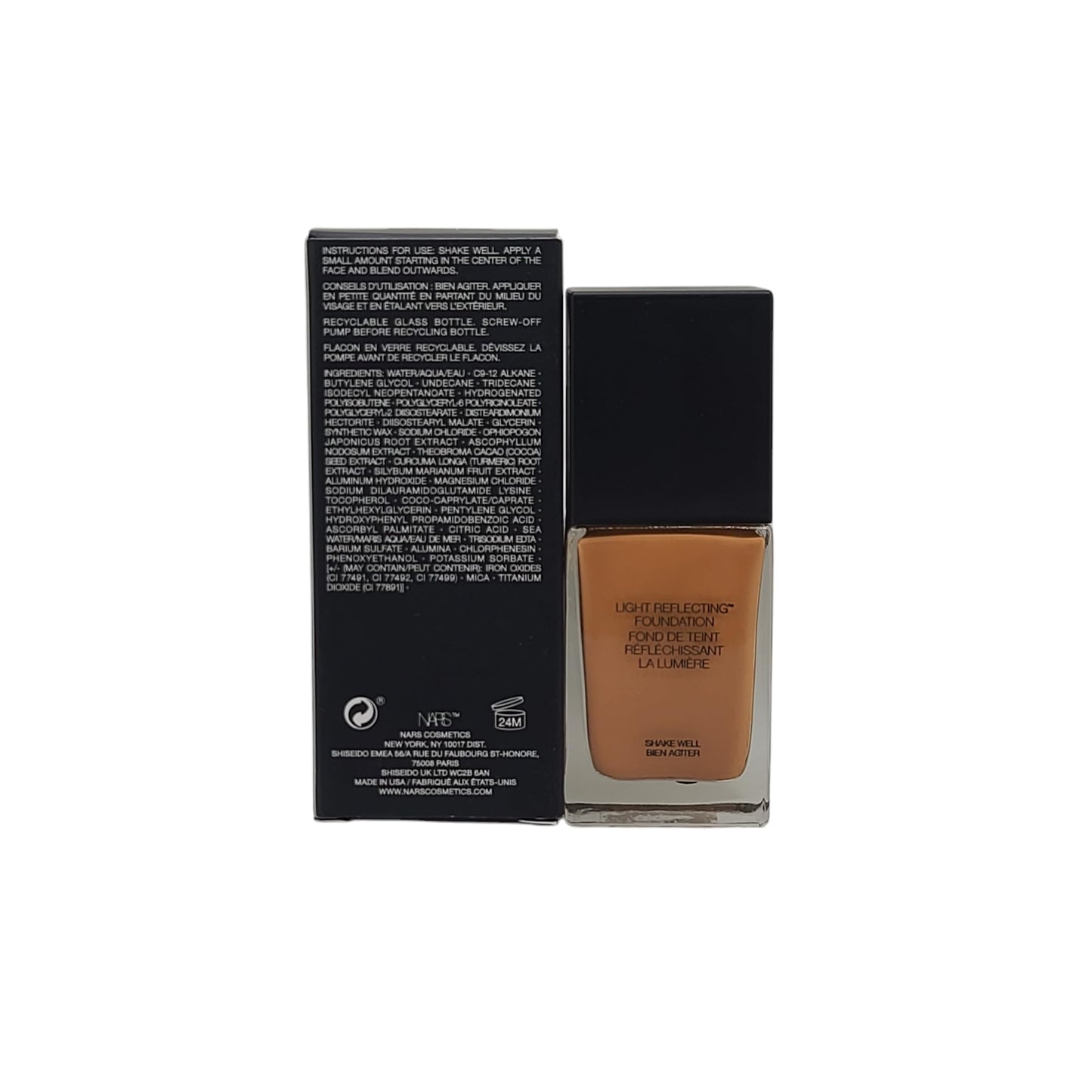 NARS Light Reflecting Foundation - Advanced Makeup-Skincare Hybrid Foundation - 30ml (Huahine - Deep 2.6)