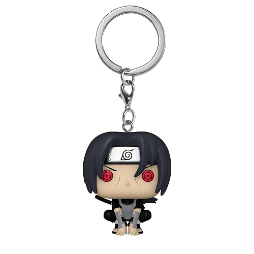 Funko POP! Keychain: Naruto - Itachi Uchiha - (Moonlit) Novelty Keyring - Collectable Mini Figure - Stocking Filler - Gift Idea - Official…