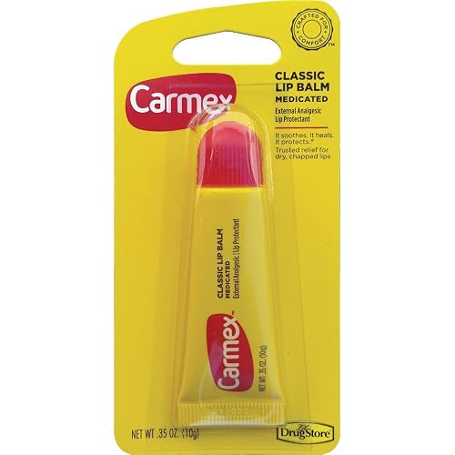 Lil' Drug Store Carmex Original Lip Balm, Tube, .35oz., 6/BX, Cherry (62001)