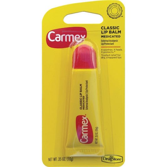 Lil' Drug Store Carmex Original Lip Balm, Tube, .35oz., 6/BX, Cherry (62001)