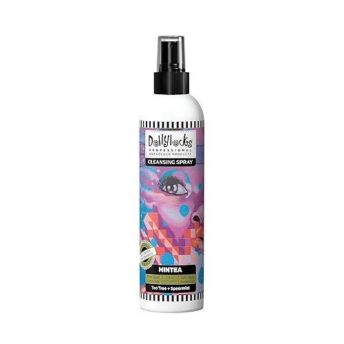 Dollylocks Cleansing Rinse-free Shampoo Spray | Removes Build-up + Moisturizes | Plant-Based Residue-free Vegan | Locs, Braids, Hair Extensions