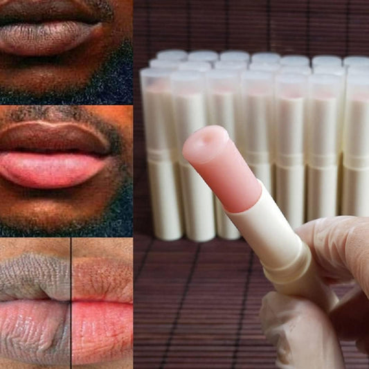 2PCS Natural Plant Lip Balm for Dark Lips,Exfoliating Lip Scrub, Moisturizing Lip Hyaluronic Acid Exfoliating Dead Skin, Lip Balm for Smokers, Restore