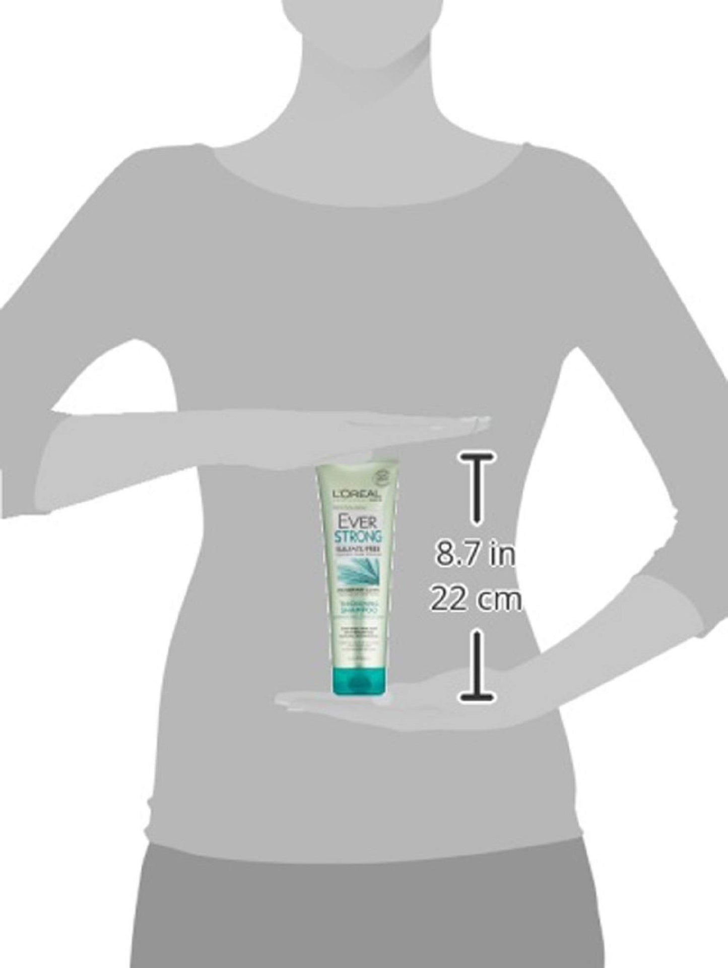 L'Oreal Paris EverStrong Thickening Shampoo 8.5 oz (Pack of 2)