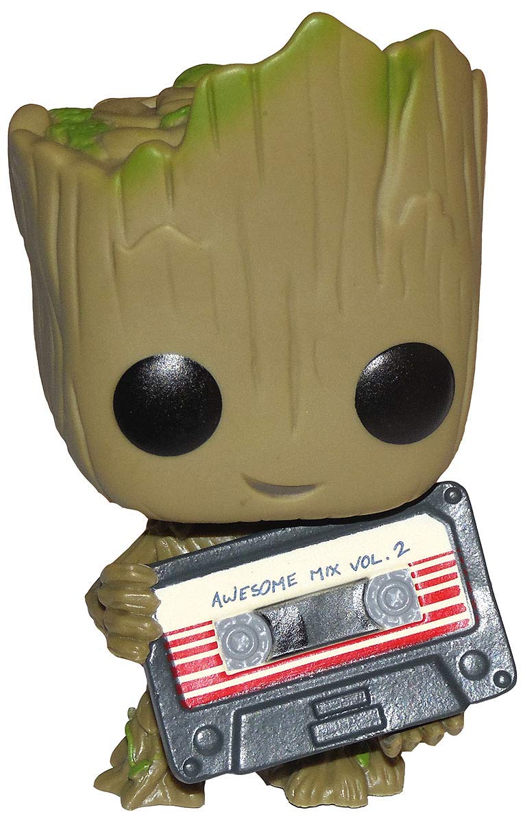 Funko Marvel Collector Corps Exclusive Guardians Of The Galaxy Vol.2-Groot with Mix Tape