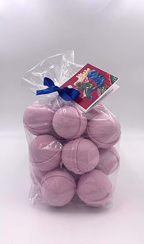 Spa Pure Dragon Blood Fizzies: USA Made Bath Bombs with Shea Butter, Ultra Moisturizing, Great for Dry Skin (14 Count) Pack of 1