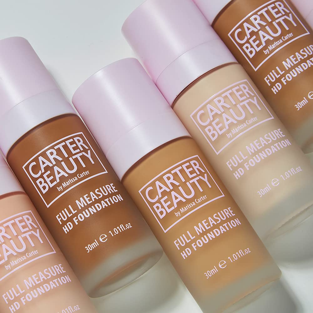 Carter Beauty By Marissa Carter Full Measure HD Foundation- Water-Based, Super Soft Skin Perfector - Vegan And Cruelty Free, Paraben And Sulfate Free