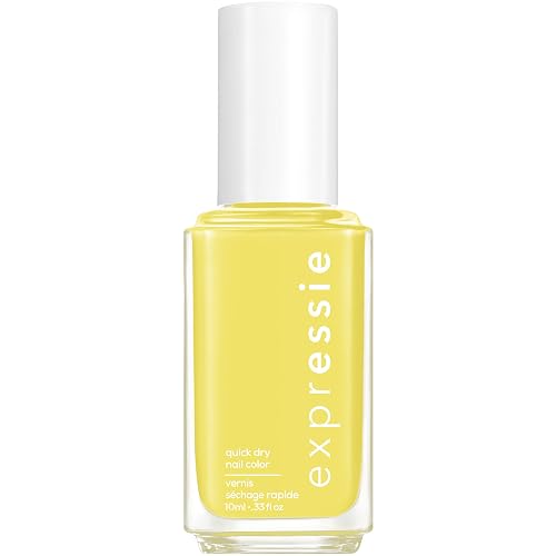 essie expressie Quick-Dry Nail Polish, 8-Free Vegan, Sk8 with Destiny, Vibrant Yellow, Curbside Pick Me Up, 0.33 Ounce Beauty & Personal Care essie
