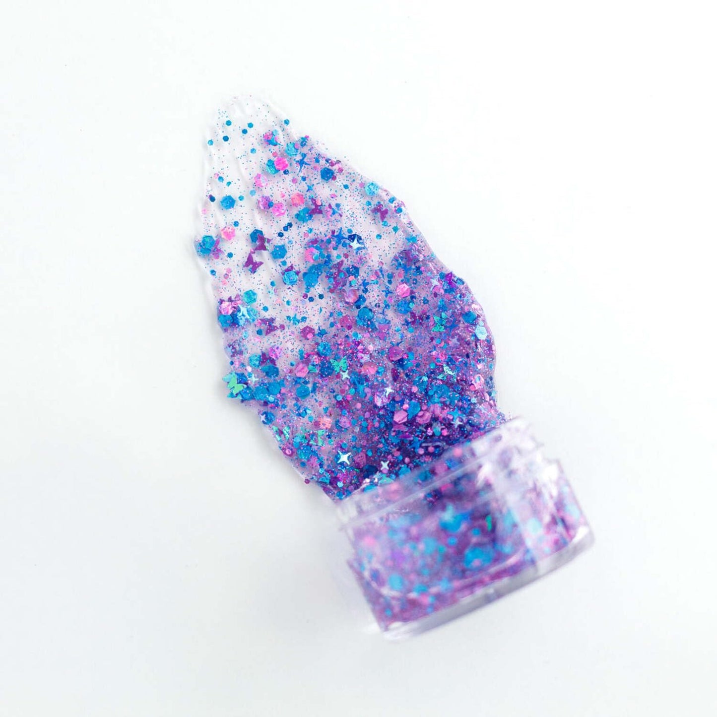 Hair Glitter Gel by Gussy Up- Water-Based Quick-Drying Sparkle for Kids & Adults - Clear-Dry Formula - Washable Festival & Party Hair Glitter - 20ml
