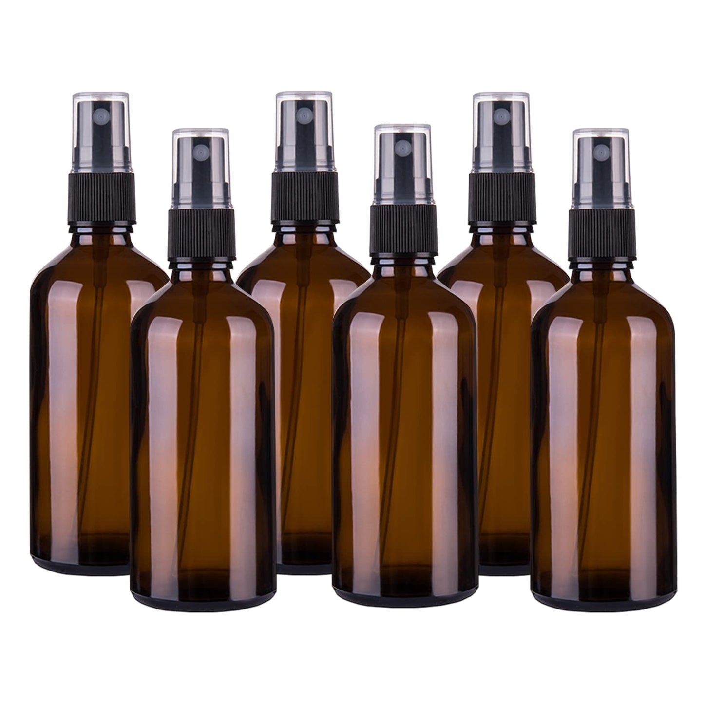 Hydior 4oz Amber Glass Spray Bottle for Essential Oil, Empty Fine Mist Spray Bottle, 6 Pack Beauty and Personal Care Hydior Default Title