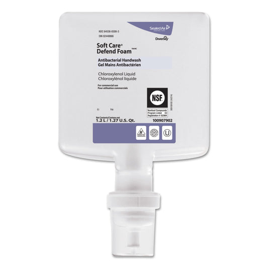Diversey 100907902 Soft Care Defend Foam Handwash, Fragrance-Free, 1.2 L Refill, 6/Carton Beauty & Personal Care Diversey