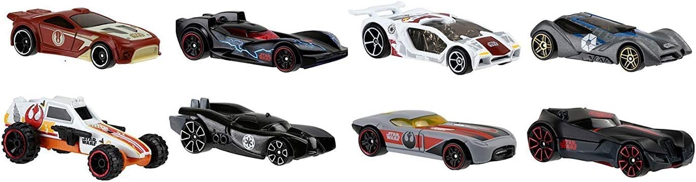Hot Wheels Star Wars 2015 Exclusive Bundle of 8 Die-Cast Vehicles, 1:64 Scale