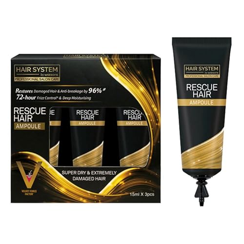 Hair System Rescue Hair Ampoule 15ml x 3s. Beauty & Personal Care Hair System