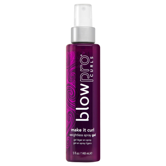 blowpro Make It Curl Weightless Spray Gel 5oz, Boost & Locks in Curl Definition, Flexible Finish, All Day Beautiful Hold, Travel-Friendly Bottle, Can