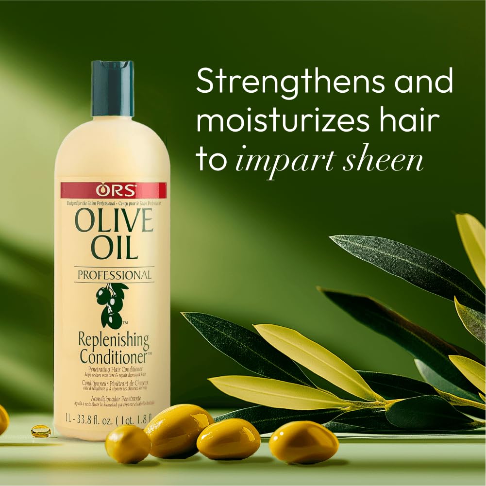 ORS Olive Oil Professional Replenishing Conditioner 33.8 Ounce (Pack of 1)