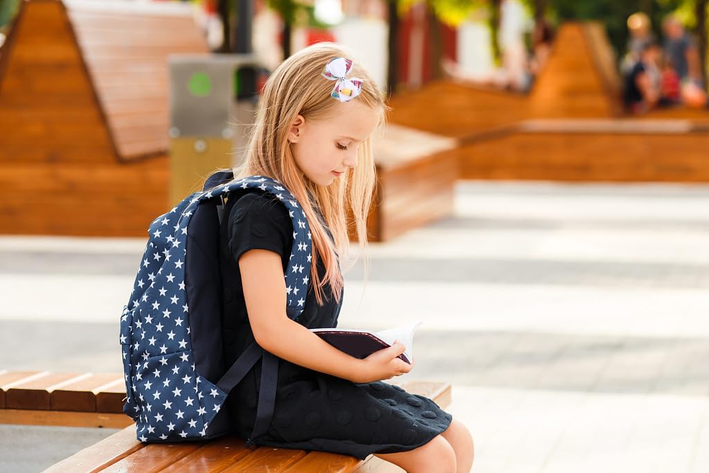 4pcs Back to School Hair Bows Clips for Girls - Yellow Apple Pen Blackboard Barrette, Colorful Hair Bow Accessories for First Day of School