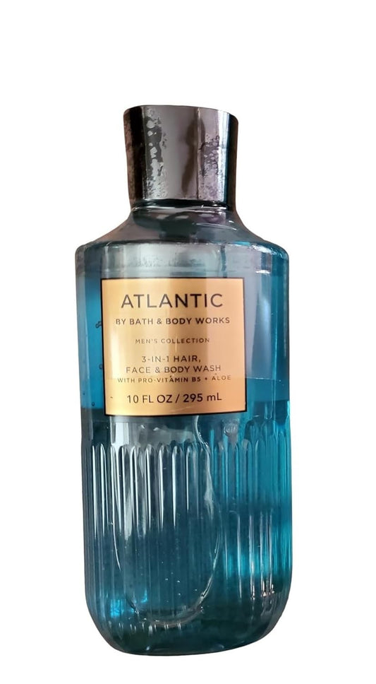 Bath & Body Works Atlantic 3-in-1 Hair, Face & Body Wash for Men - Fresh Sea Citrus Shower Gel