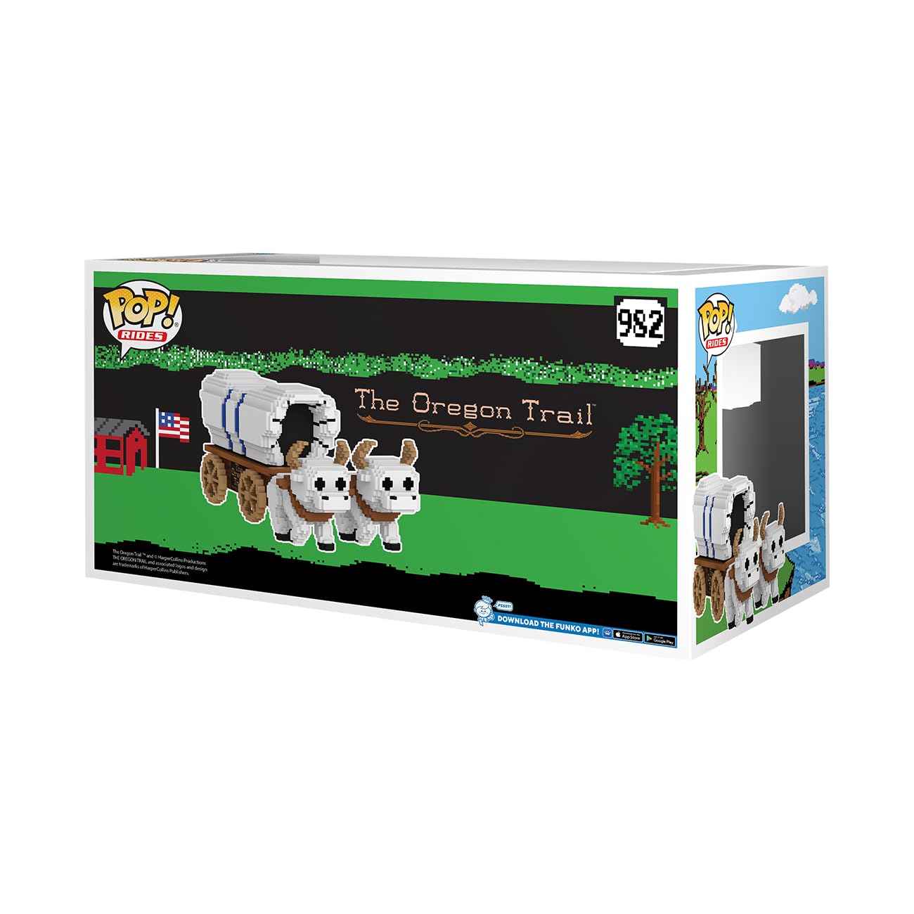 Funko Pop! Rides Super Deluxe: The Oregon Trail - Oxen and Wagon