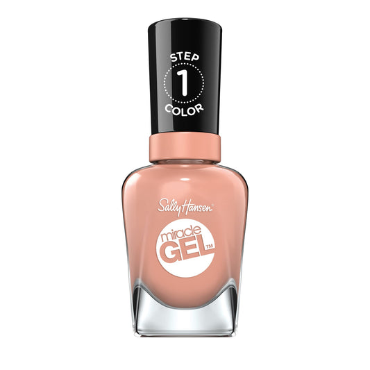 Sally Hansen Miracle Gel Salon Quality Nail Polish | Gel-Like Formula, Two-Step System, No UV Light Needed, Long Lasting | Semi-opaque, glossy | 184