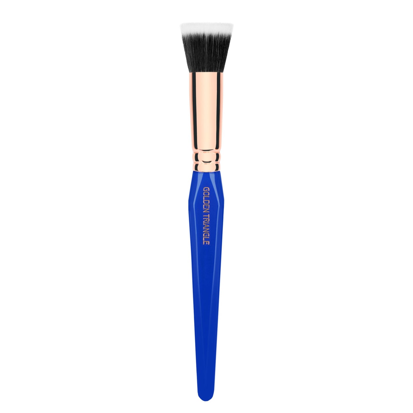 Bdellium Tools Professional Makeup Brush - Golden Triangle 953 Duo Fibre Foundation - With All Vegan and Soft Synthetic Fibers, For Precise