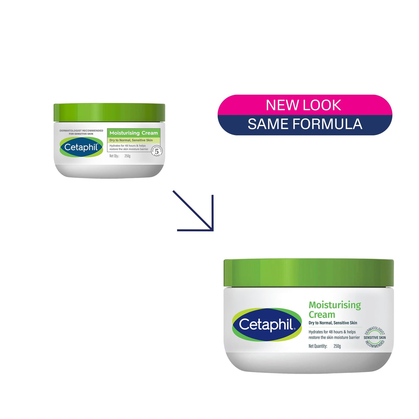 Cetaphil Face & Body Moisturizer, Hydrating Moisturizing Cream for Dry to Very Dry, Sensitive Skin, NEW 8.8 oz, Fragrance Free, Non-Comedogenic