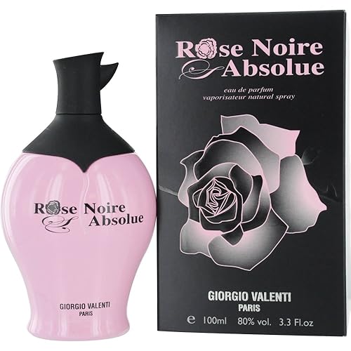 Giorgio Valenti Rose Noire Absolue Eau De Parfum Spray for Women, 3.3 Ounce