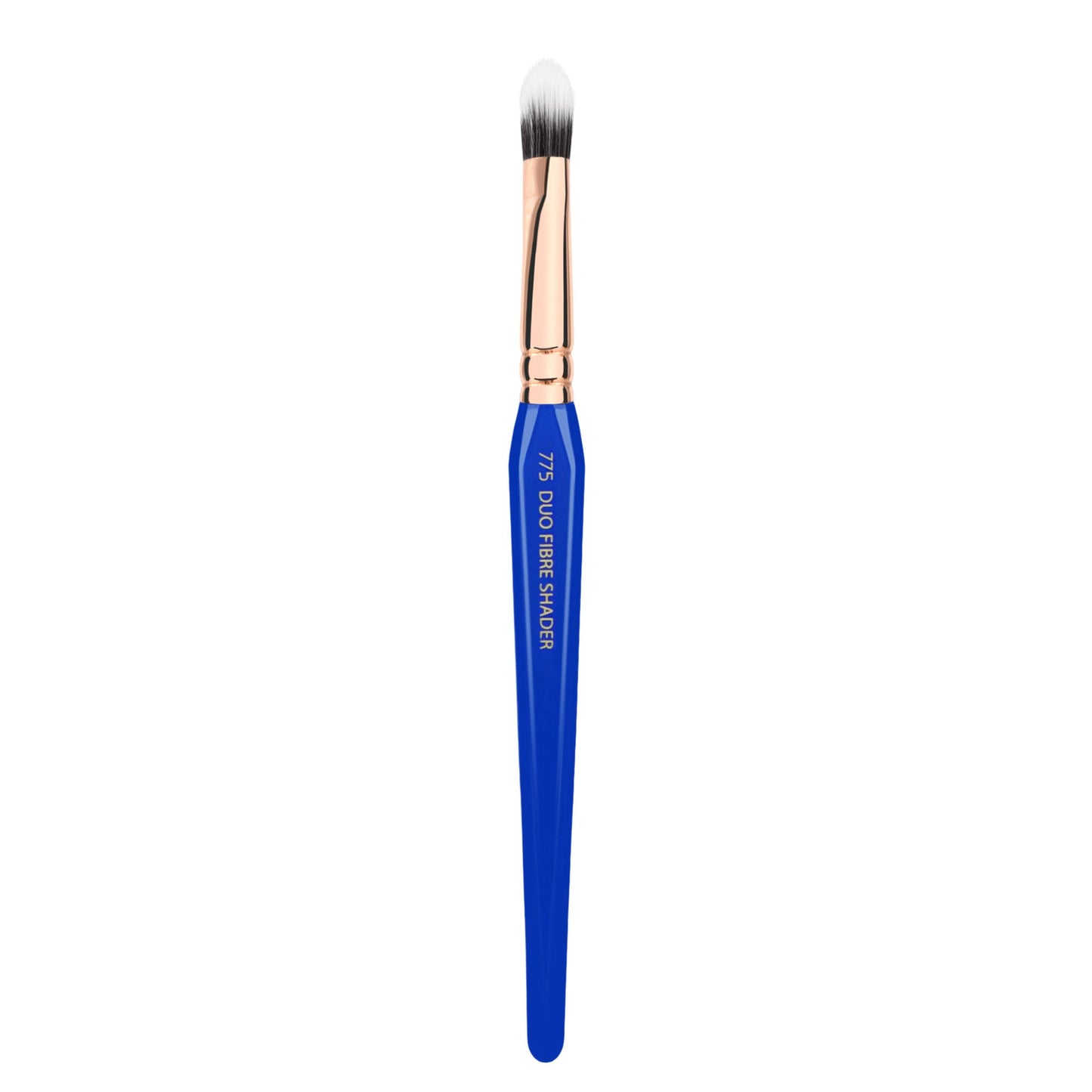 Bdellium Tools Professional Makeup Brush - Golden Triangle 775 Duet Fibre Shader - With All Vegan and Soft Synthetic Fibers, For Shading Eyeshadow