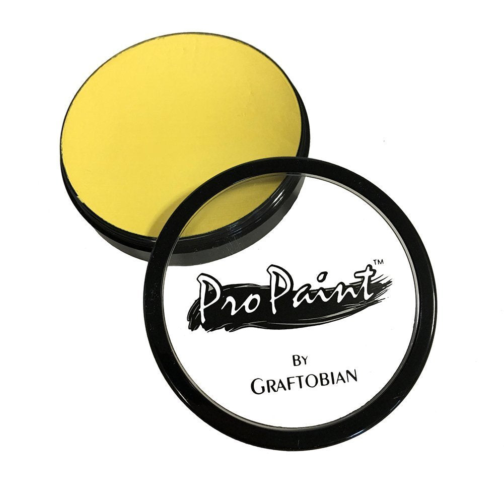Graftobian Makeup ProPaint Face & Body Paint - Light Yellow 30ml - Halloween Makeup - Costume Makeup for Adults - Body Paints for Adults - Face Paint