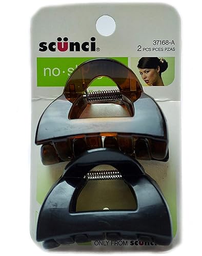 Scunci No Slip Clutch Jaw Clip 2 ea (Pack of 3)
