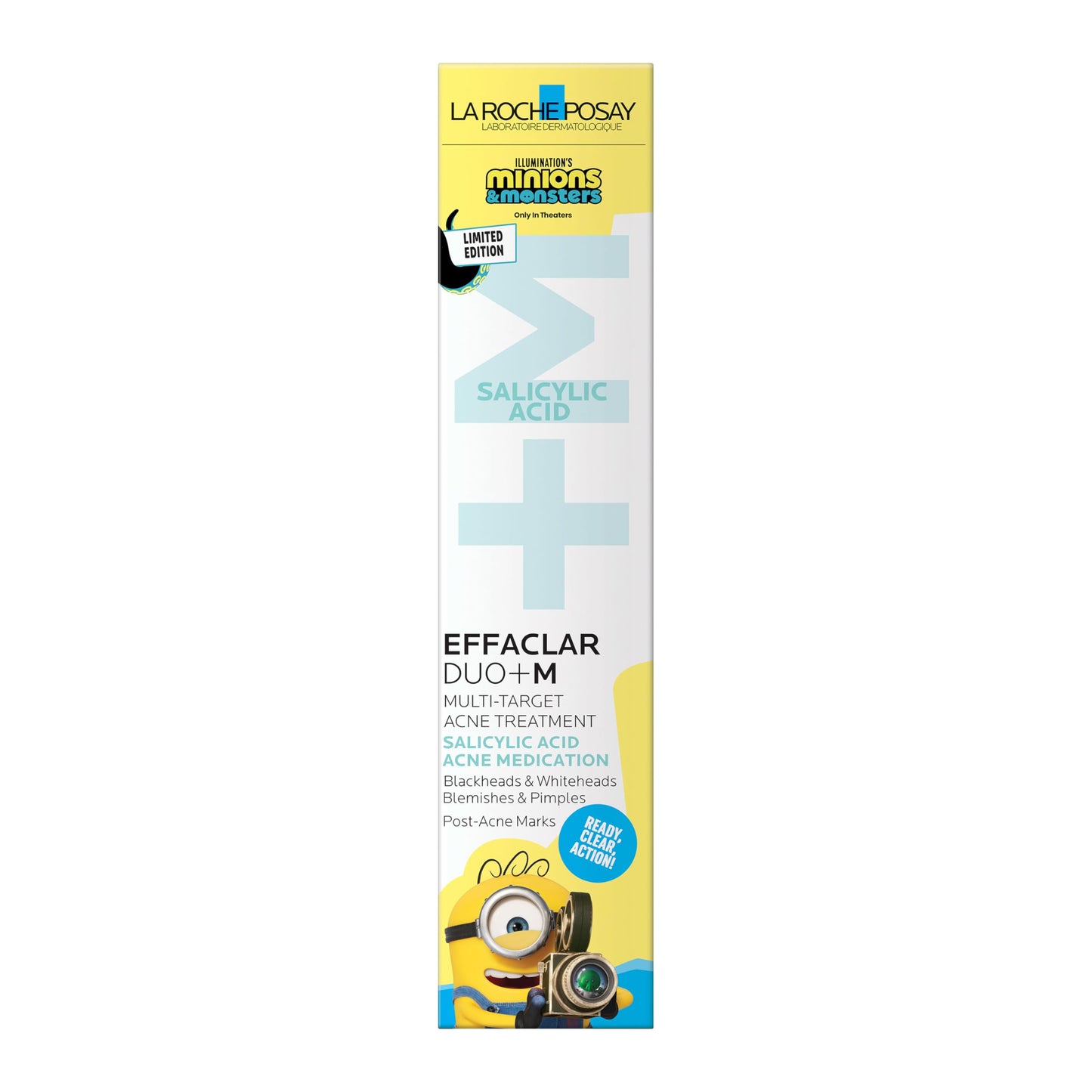 La Roche-Posay Minions Effaclar Salicylic Acid Acne Treatment For Face, Mattifying Acne Gel Cream Spot Treatment for Blackheads, Whiteheads & Pores Beauty and Personal Care La Roche-Posay Default Title