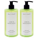 Beauty Space Hand Wash - Lime and Mandarin by BeautySpace for Unisex - 11.8 oz Hand Wash - Pack of 2