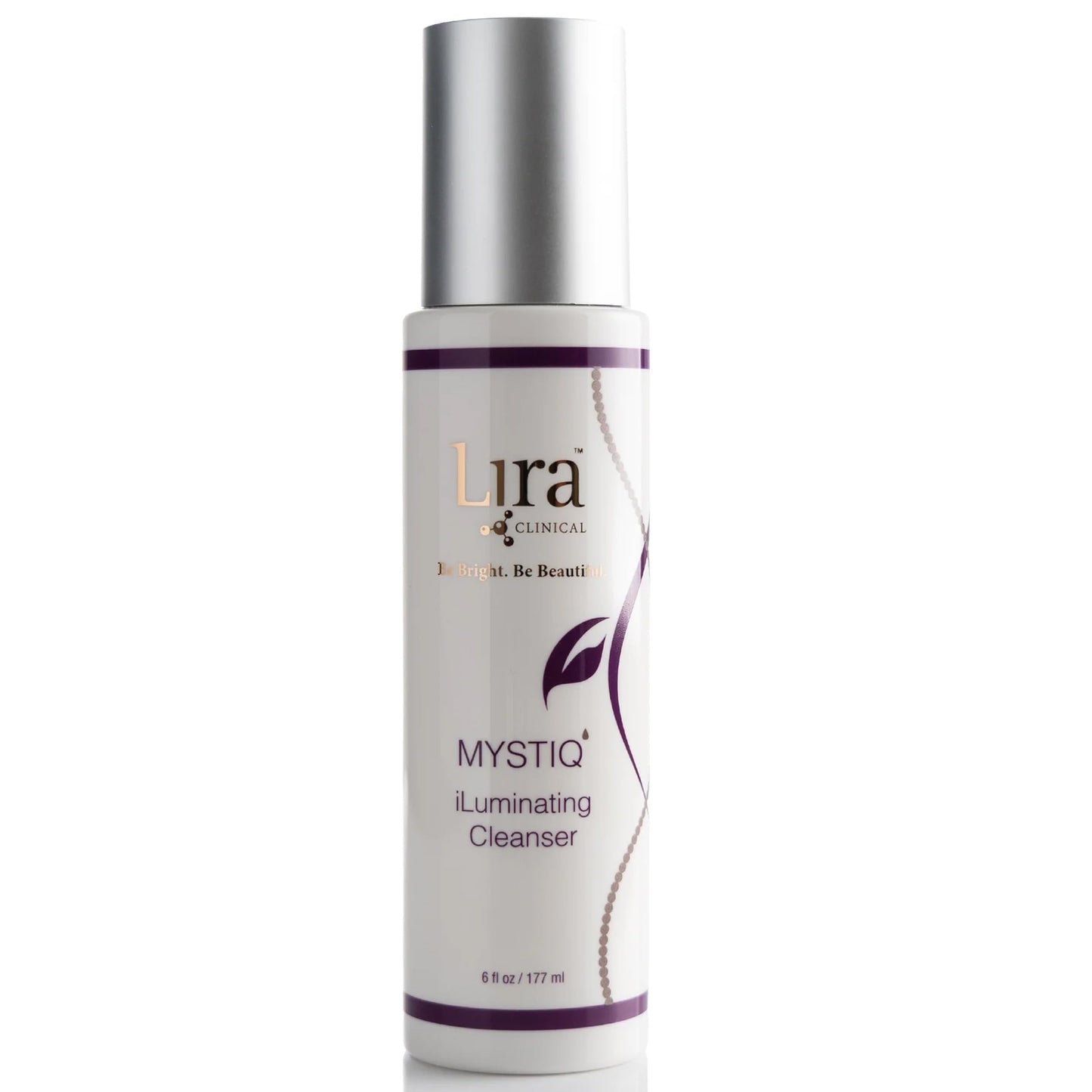 Lira Clinical MYSTIQ iLuminating Cleanser - Moisturizing Face Wash with Vitamin C, Orange Plant Stem Cells, and Plant Extracts - Gentle Facial