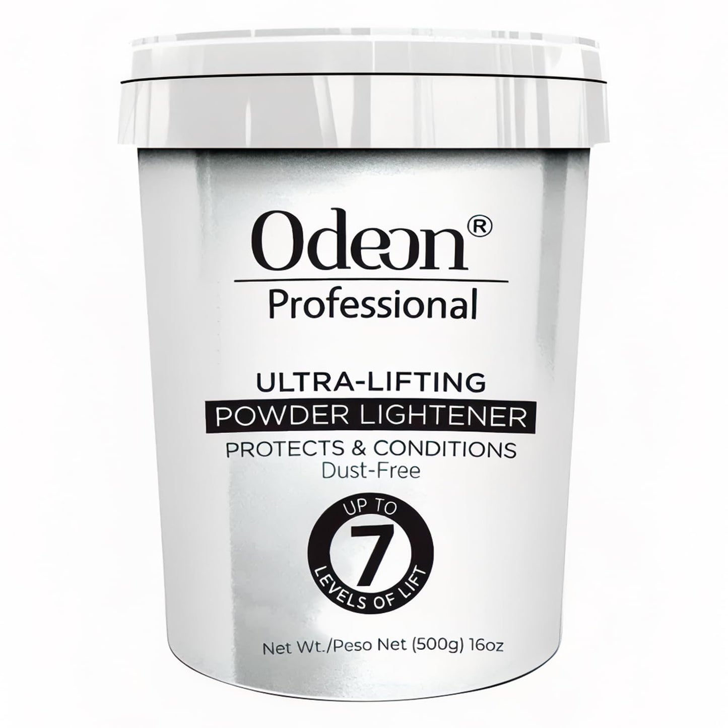 Odeon Professional Ultra-Lifting Hair Lightener Powder 16oz - Dust-Free Formula, Lifts Up to 7 Levels - Versatile Bleach for Balayage, Highlights