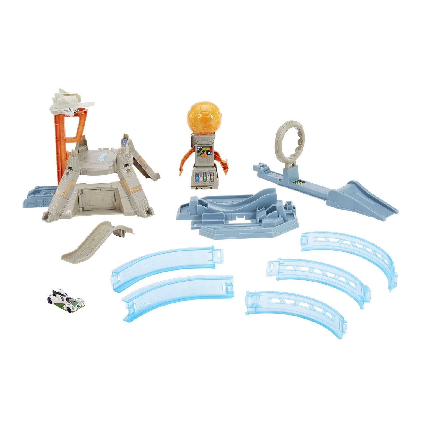 Mattel Lightyear ToysHot Wheels Buzz Hyper Loop Challenge Playset, Includes Buzz Character Car, Gift for Kids 3 Years & Up