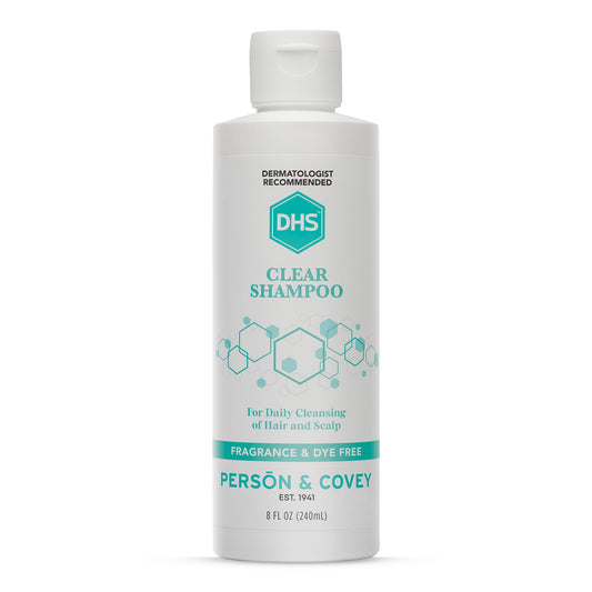 DHS Clear Shampoo - Women’s and Men’s Shampoo for Sensitive Skin/Unscented, Cleans Hair and Treats Dry Scalp/Irritant-free, Paraben-free