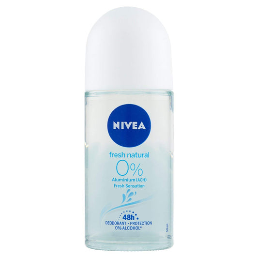Nivea Roll On Aluminium Free Fresh Natural 0% Aluminum Free Deodorant, 50g, Pack of 1 Beauty and Personal Care NIVEA