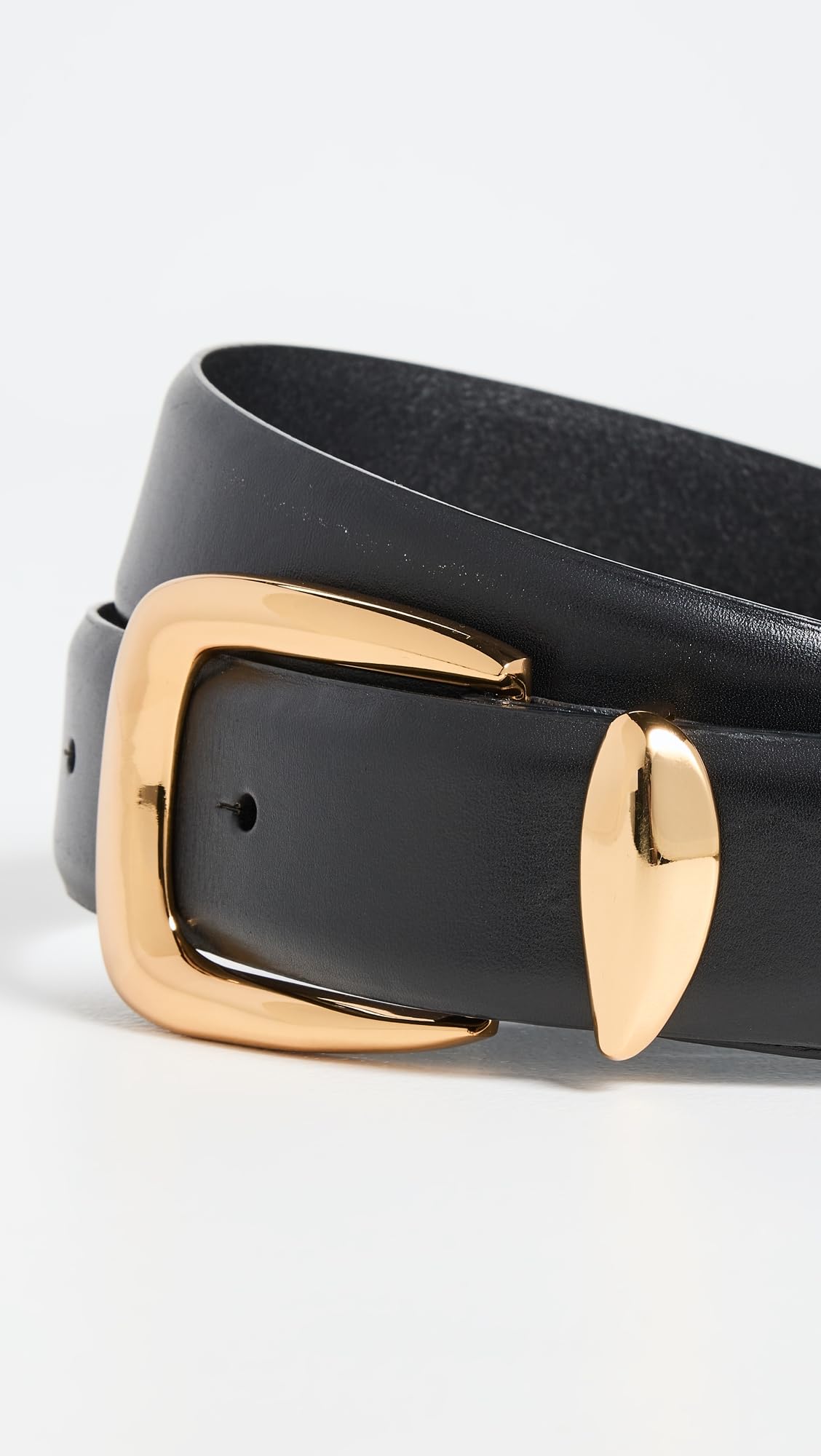 Madewell Women's Chunky Waist Belt, True Black, Large