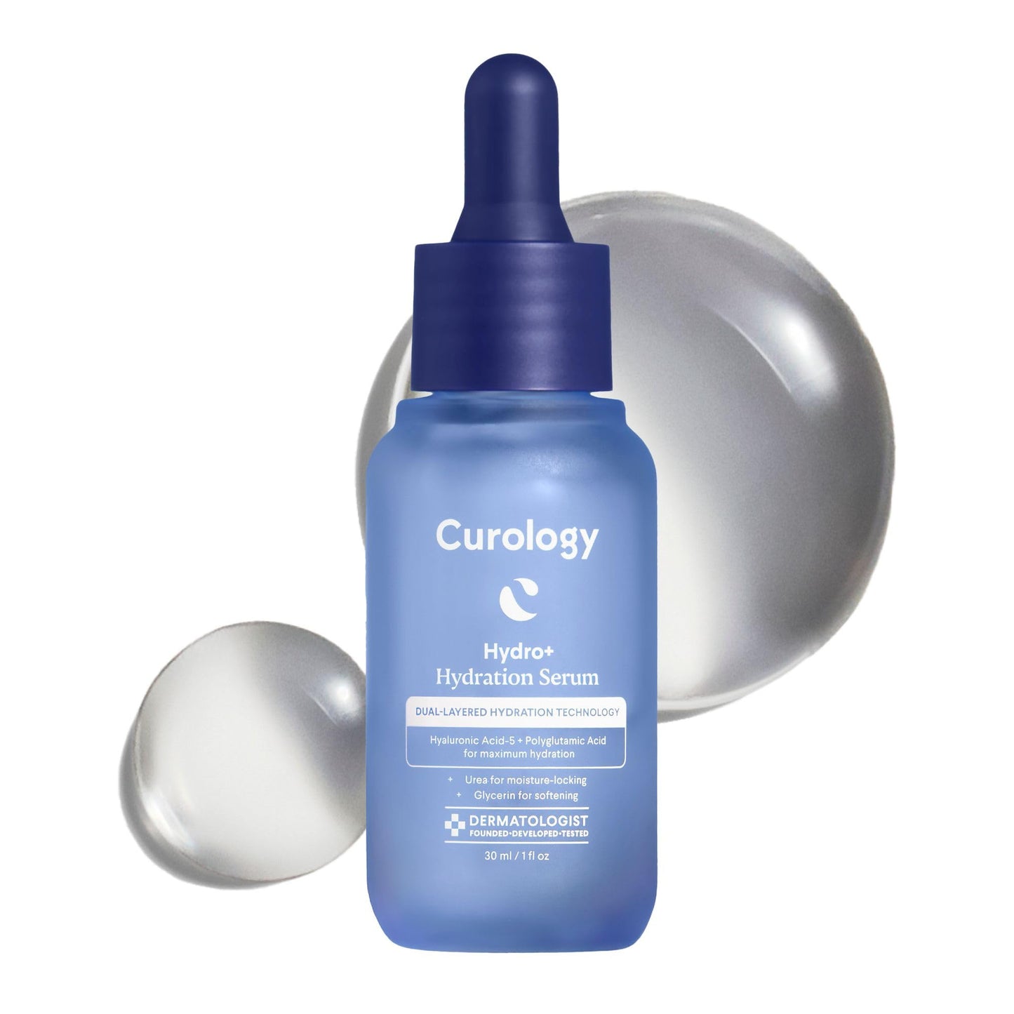 Curology Hydration Serum, Hyaluronic Acid-5 Complex Face Serum, Visibly Plumping, Smoothing, Hydrating Skin Care, 1 fl oz