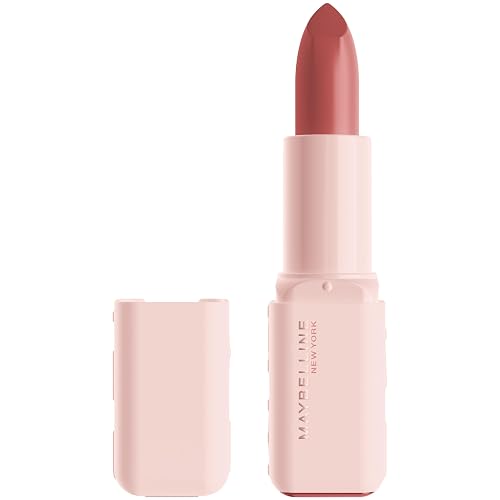 MAYBELLINE Serum Lipstick, Hydrating Lip Makeup with 8HRs of Lip Plumping Moisture with Hyaluronic Acid + Oil Blend, Maybe It's…Soft (Light Terracotta