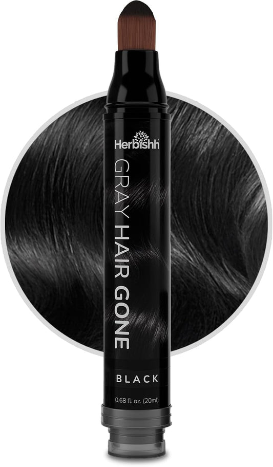 Herbishh Hair Root Touch-up Pen, Instant Gray Coverage & Hair Loss Cover up, Concealer for Thin Hairlines, Water Resistant & Semi Permanent Smudge Beauty & Personal Care Herbishh