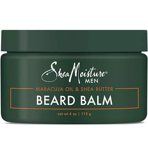 SHEA MOISTURE Mens Beard Balm, All Natural ingredients, Made With Maracuja Infused Shea Butter, Shape-Smooth & Define, 4 Ounce (M-BB-2949)