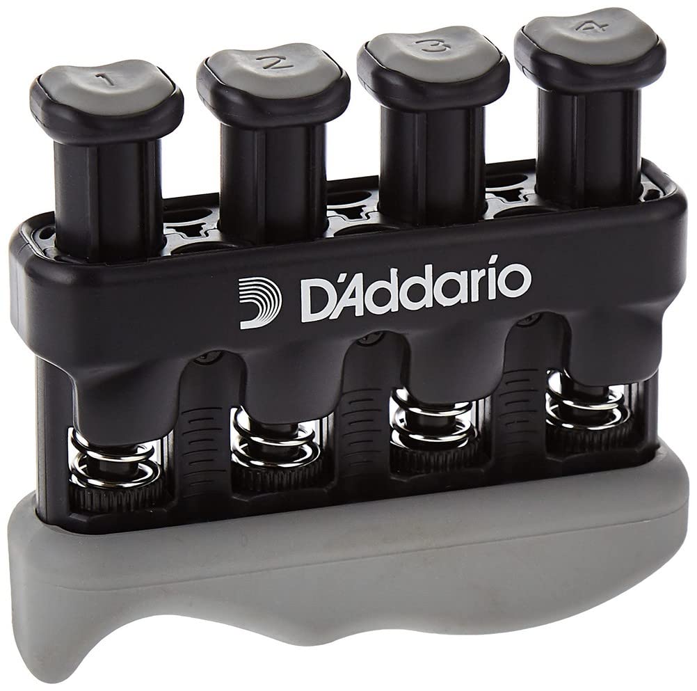 D’Addario Varigrip Hand Exerciser-Improve Dexterity and Strength in Fingers, Hands, Forearms- Adjust Tension Per Finger- Simulated Strings Help…