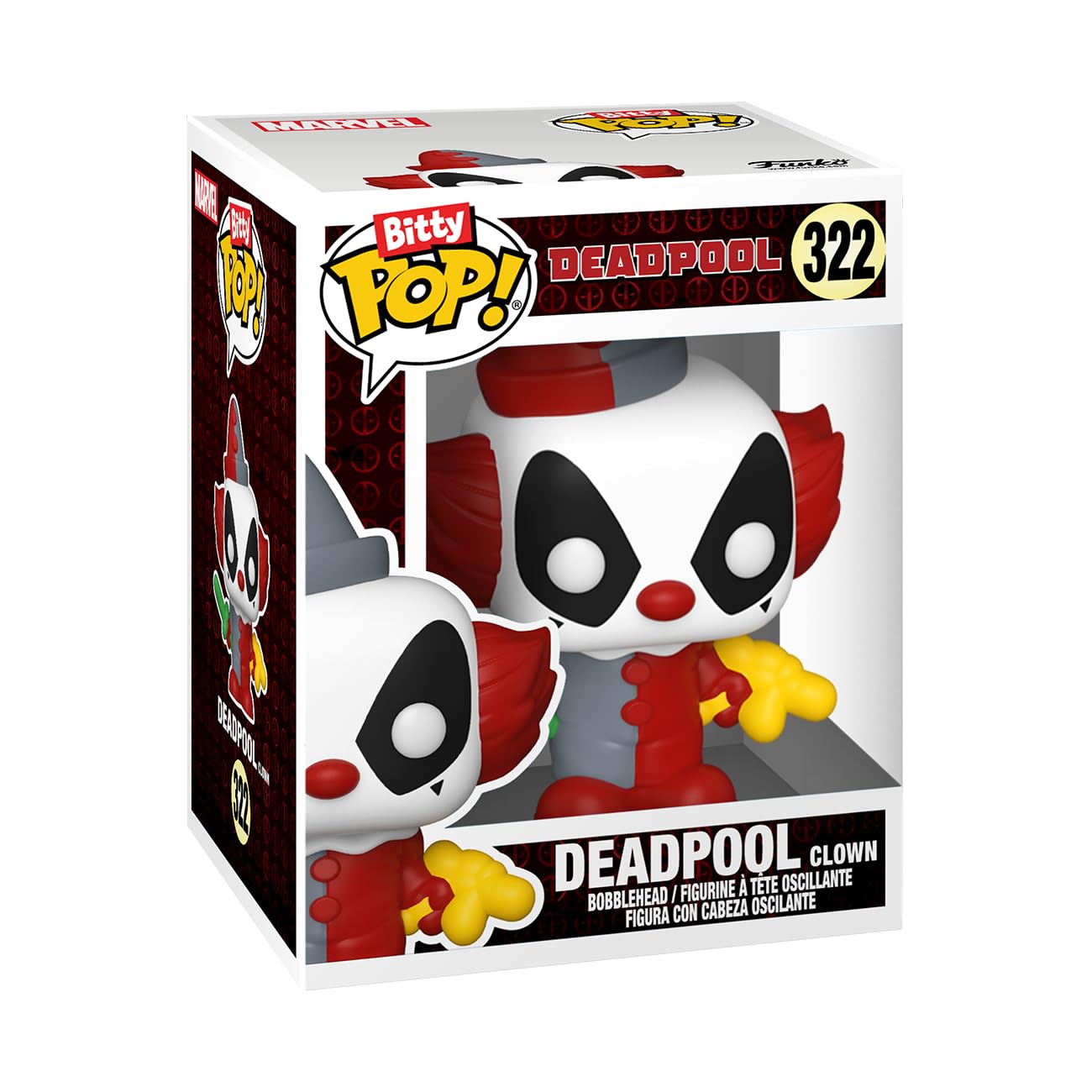 Funko Bitty POP! Deadpool - BBQ Master , 4-Pack and A Surprise Mystery Mini Figure - 0.9 Inch (2.2 Cm) Collectable - Stackable Display Shelf Included…