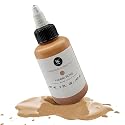 Narrative Cosmetics Flesh Tone Alcohol Airbrush Paints - 2 fl oz, Skin Safe, Quick Dry, Waterproof, Sweatproof, Transferproof Liquid Makeup for Tattoo