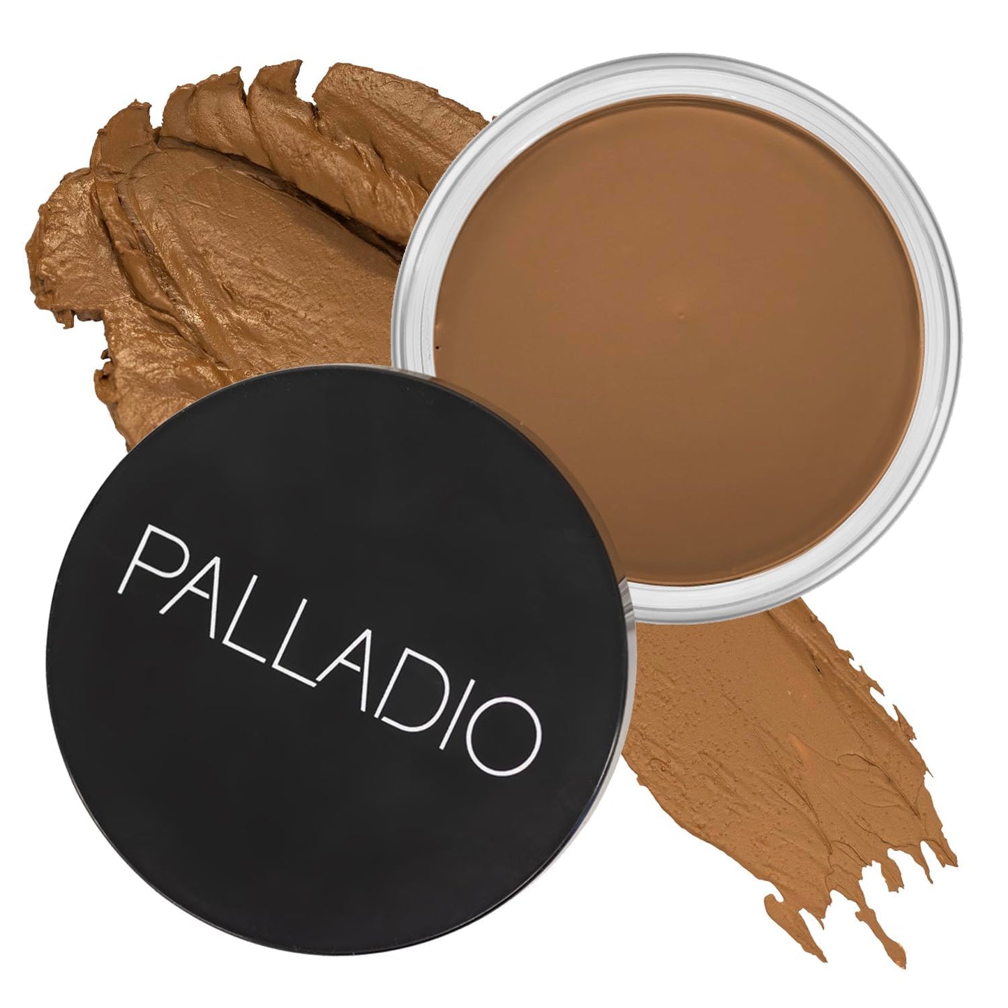 Palladio Cream Bronzer for Face & Skin, Creates a Sun Kissed Glow, Infused with Aloe & Cocoa Butter, Buildable Coverage, Vegan Formula, Cruelty Free