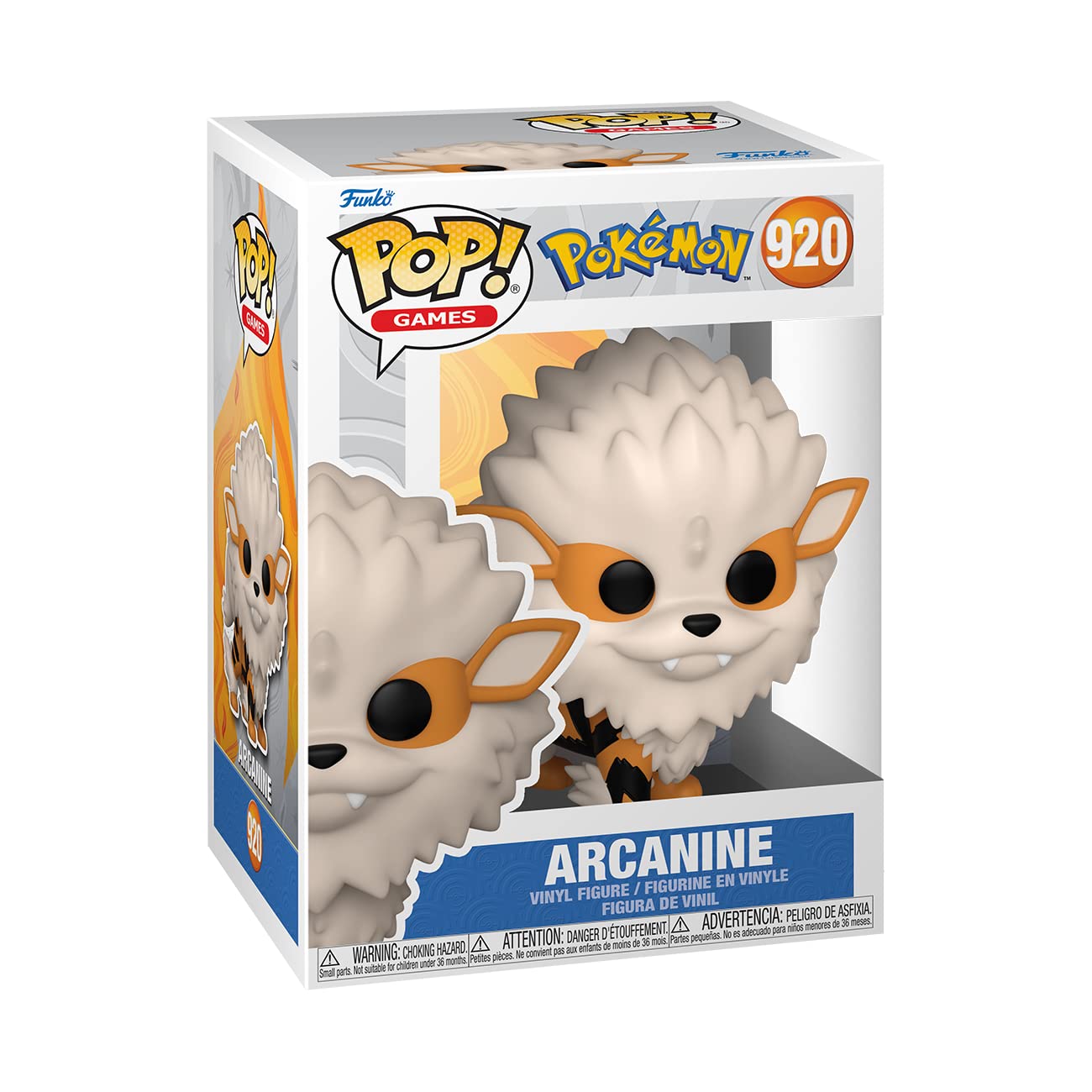 Funko Pop Games: Pokemon - Arcanine - Collectable Vinyl Figure - Gift Idea - Official Merchandise - Toys for Kids & Adults - Video Games Fans - Model…