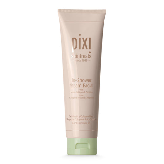 Pixi In-Shower Steam Facial | Gel-to Oil Cleanser for Radiant Skin | Deeply Nourishes, Softens & Tones | Self-heating for Use in Shower or Bath | 4.6 Beauty & Personal Care Pixi