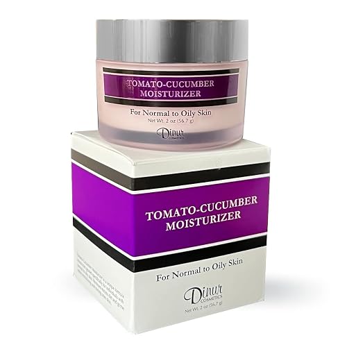 Dinur Cosmetics Tomato Cucumber Moisturizer 2 Oz, Hydrating Face Moisturizer to Nourish Dry Skin Face Cream to Minimize Wrinkles Tighten Pores