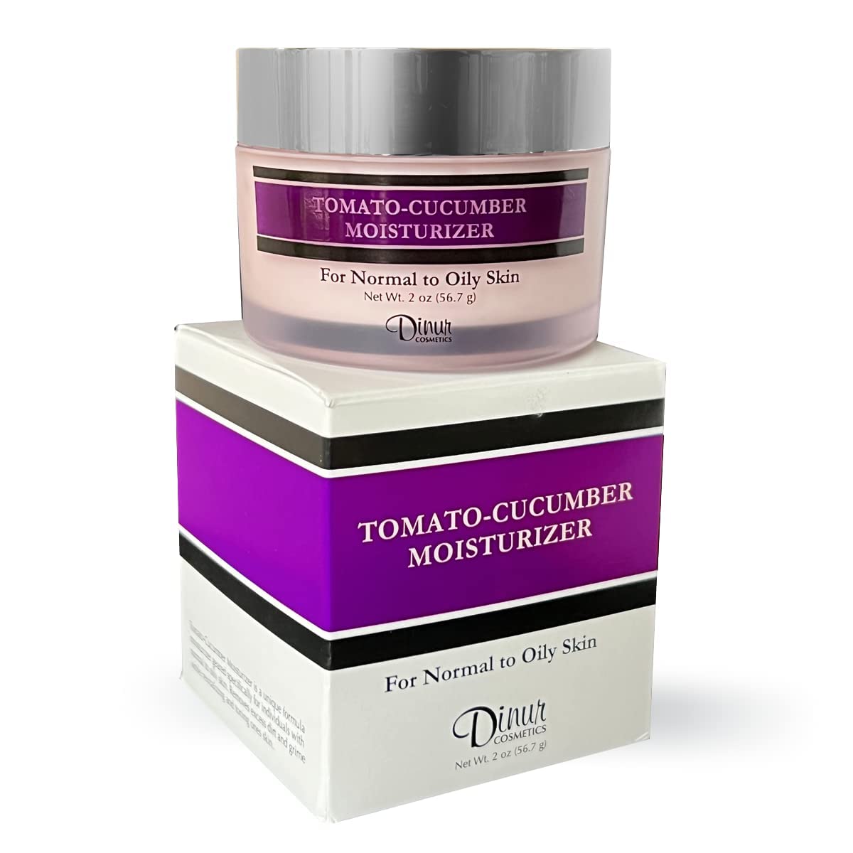 Dinur Cosmetics Tomato Cucumber Moisturizer 2 Oz, Hydrating Face Moisturizer to Nourish Dry Skin Face Cream to Minimize Wrinkles Tighten Pores